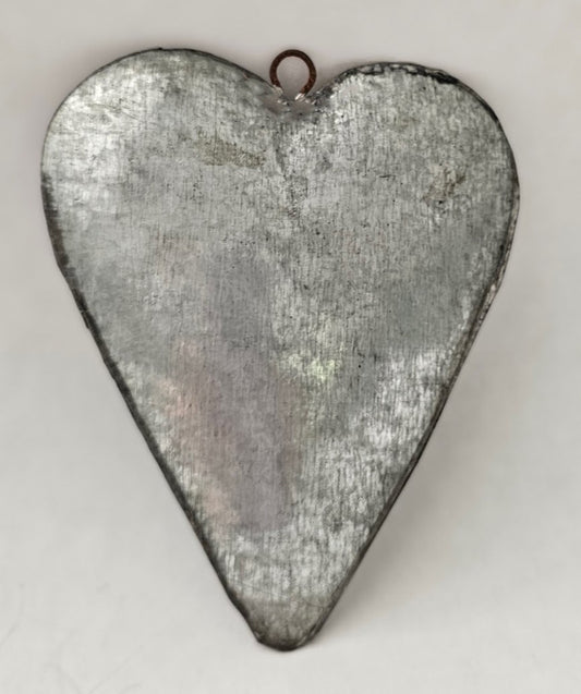 Metalware 3.5"x4" heart ornament
