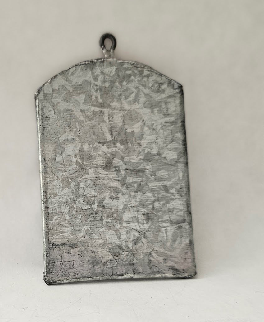 Metalware 2"x3" ornament