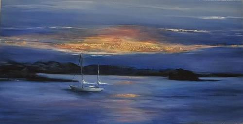 Harbor At Night
