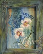 Mixed Floral Framed 7x5 acrylic