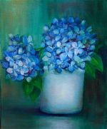 Pot Of Hydrangeas SOLD